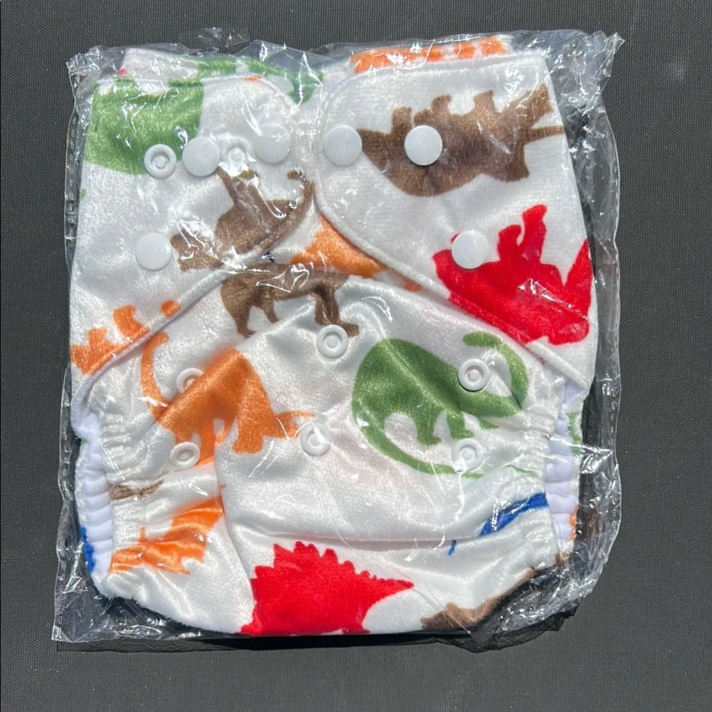 New Washable Reusable Colorful Baby Cloth Diaper Set